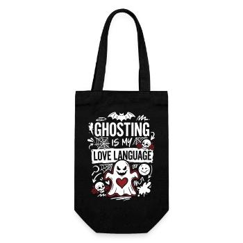 L’horreur de la fantôme est mon langage de l’amour - Sac à bouteille - noir - Devant