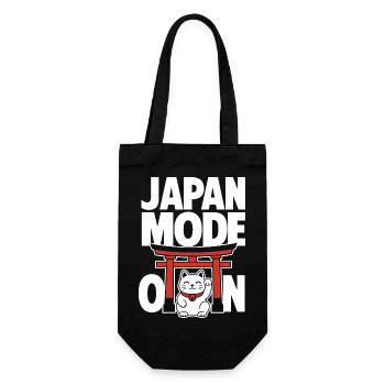 Mode Japon sur le design de Lucky Cat - Sac à bouteille - noir - Devant