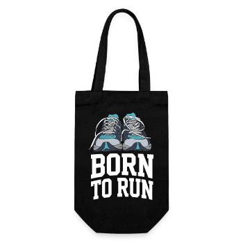 Trail Running - Born to Run - Gift Bag for Bottles - black - Front