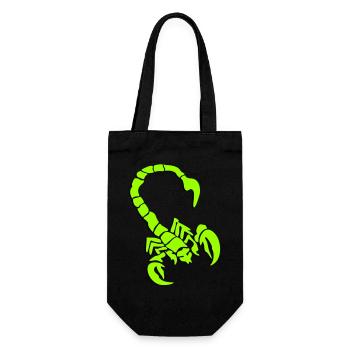 skorpion_01_3d - Gift Bag for Bottles - black - Front