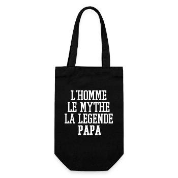 L'Homme Le Mythe La Legende Papa - Sac à bouteille - noir - Devant
