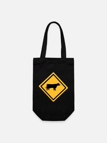 Cattle Anmelden - Geschenkbeutel für Flaschen - Schwarz