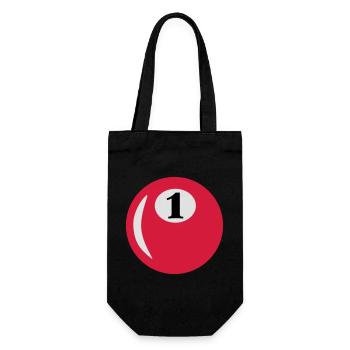 1. Geburtstag - Geschenkbeutel für Flaschen - Schwarz - Vorne