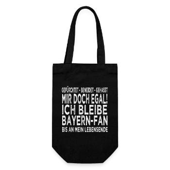 Bayern Fan - Geschenkbeutel für Flaschen - Schwarz - Vorne