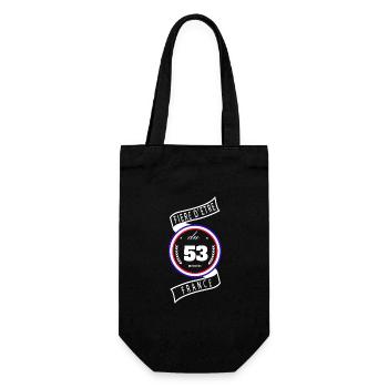 Fière D'être Du 53 Mayenne France - Sac à bouteille - noir - Devant