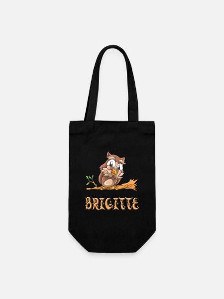 Hibou Brigitte - Sac à bouteille - noir