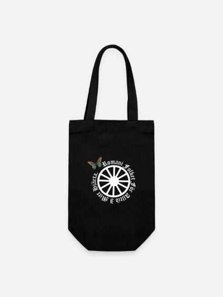 LennyhjulRomaniFolketivitfjerli - Gift Bag for Bottles - black