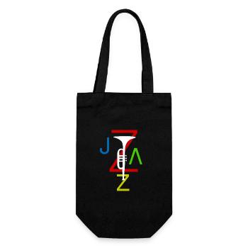 Jazz - Geschenkbeutel für Flaschen - Schwarz - Vorne