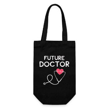 Future Doctor - Cadeau Étudiant Docteur - Sac à bouteille - noir - Devant