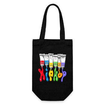 Hip Hop tubes - Gift Bag for Bottles - black - Front