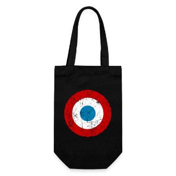 Cocarde aéronautique france - Sac à bouteille - noir - Devant