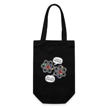 science - Gift Bag for Bottles - black - Front