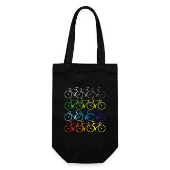 summer sport bike - Gift Bag for Bottles - black - Front