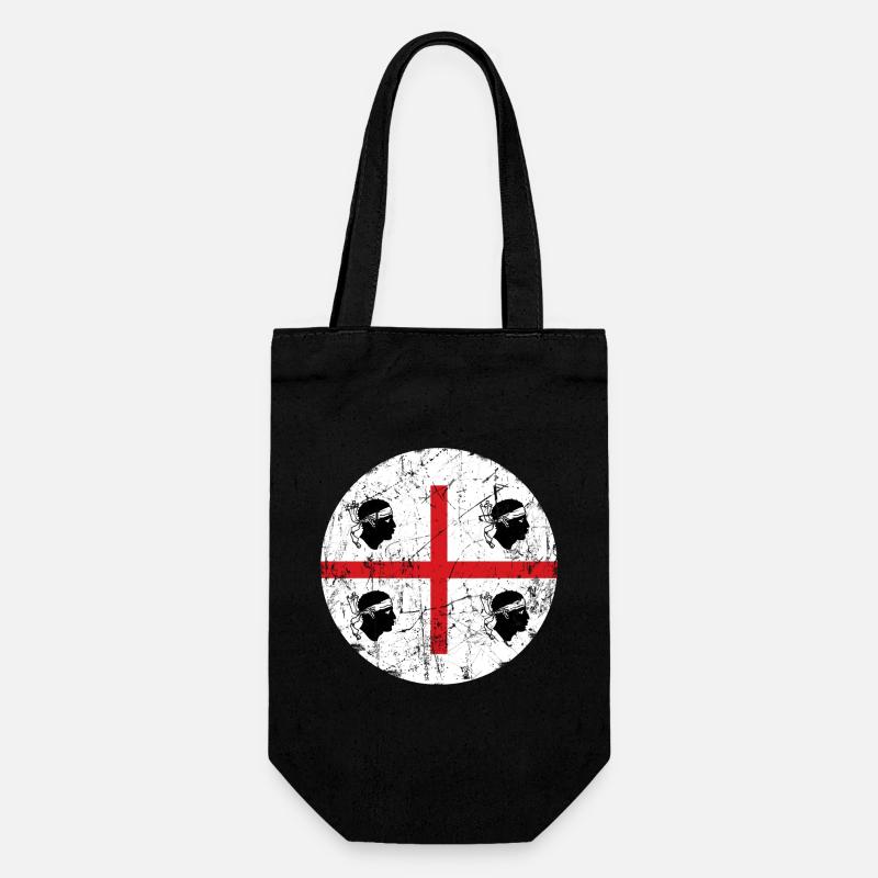 Effet vintage rosette de Sardaigne - Sac à bouteille - noir