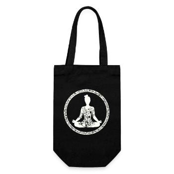 Joga - Geschenkbeutel für Flaschen - Schwarz - Vorne