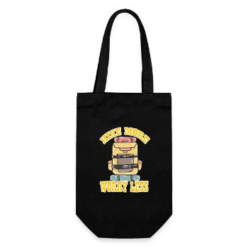 Backpack - Gift Bag for Bottles - black - Front