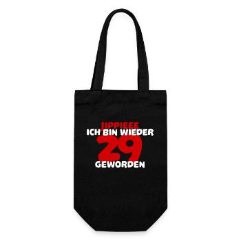 Birthday saying Lustig 29th birthday Funny - Gift Bag for Bottles - black - Front
