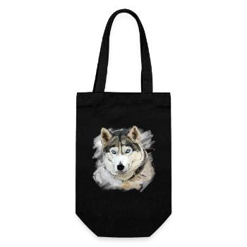 Husky - Gift Bag for Bottles - black - Front