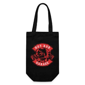 Hot Rod Garage V8 - Gift Bag for Bottles - black - Front