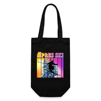 Apres ski - Gift Bag for Bottles - black - Front