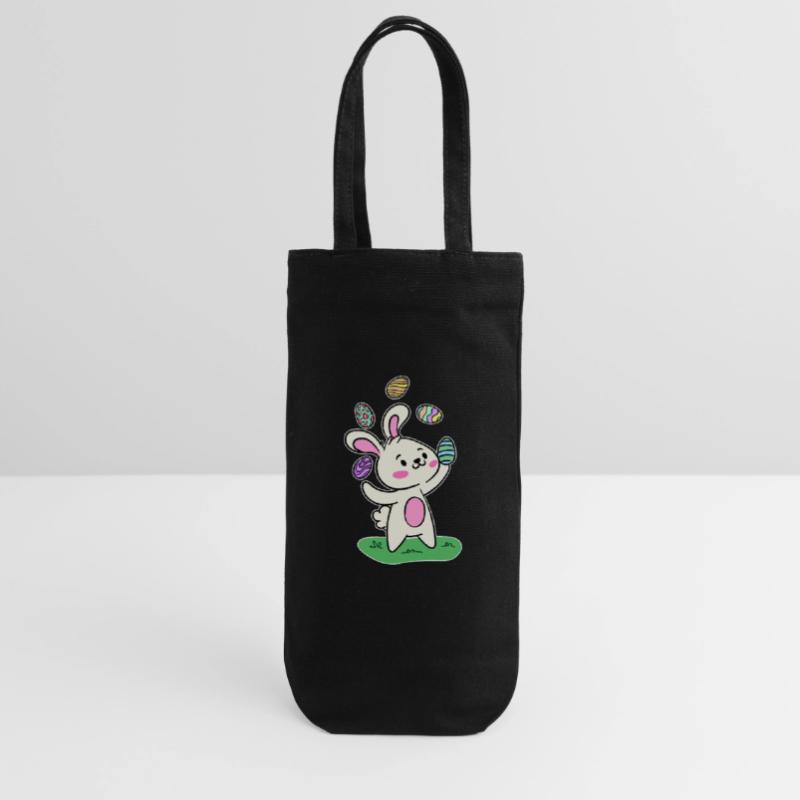 Easter bunny Easter bunny Easter eggs Happy Easter Gift Bag for Bottles