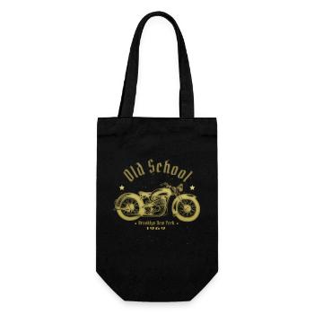 Vieux motard de la vieille école 1969 - Sac à bouteille - noir - Devant