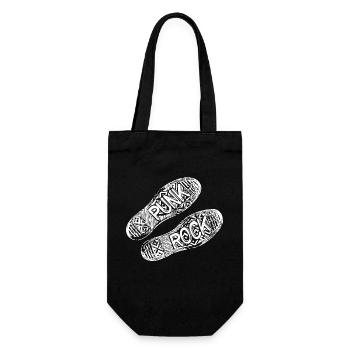 Punk rock punk rock grunge rock music music punk - Gift Bag for Bottles - black - Front