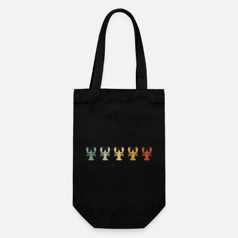 Série de homards à gradient - Sac à bouteille - noir