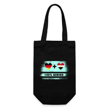 Germany and Egypt 100% awesome / gift - Gift Bag for Bottles - black - Front