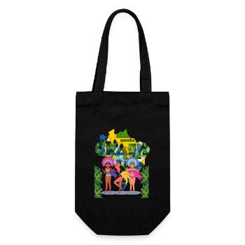 Brazil Carnival Rio de Janeiro - Gift Bag for Bottles - black - Front