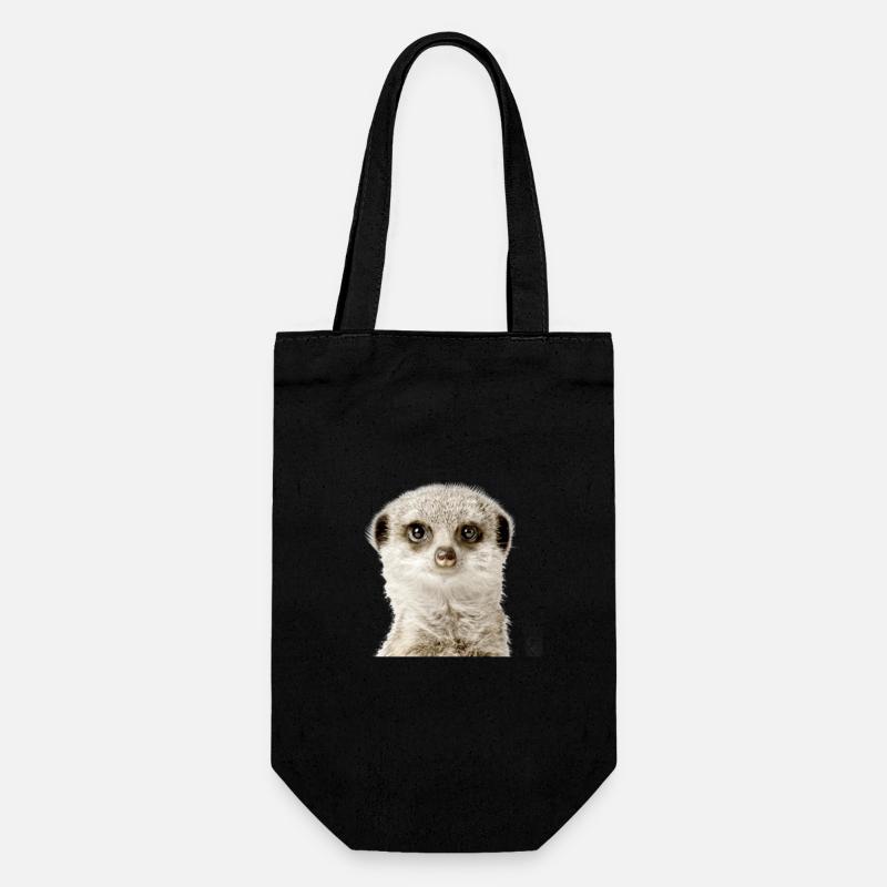 meerkat - Gift Bag for Bottles - black