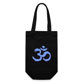 Om Yoga Shirt for Meditation - Gift Bag for Bottles - black - Front