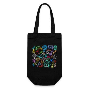 School Learning Timpani School Start School Start - Gift Bag for Bottles - black - Front