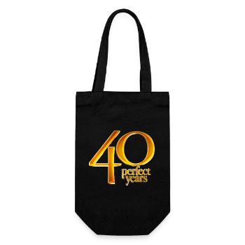 40e anniversaire - Sac à bouteille - noir - Devant
