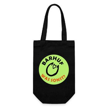 Barefoot Statement Hooves Horse - Gift Bag for Bottles - black - Front