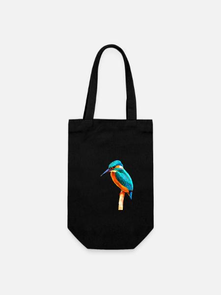 Kingfisher - Geschenkbeutel für Flaschen - Schwarz