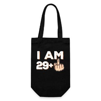 30 Statement Thirtieth Birthday - Gift Bag for Bottles - black - Front