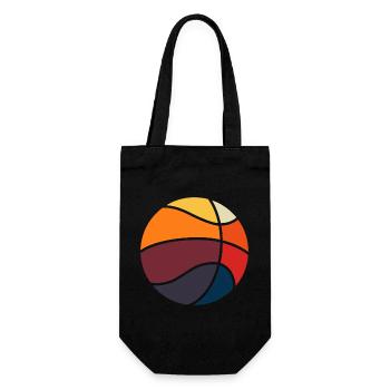 Buntes abstraktes Energiedesign - Geschenkbeutel für Flaschen - Schwarz - Vorne