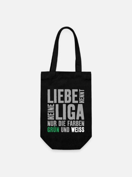 LIEBE KENNT KEINE LIGA ABSTIEG BREMEN - Geschenkbeutel für Flaschen - Schwarz
