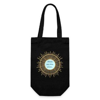 miroir mon beau miroir blanche neige narcissisme - Sac à bouteille - noir - Devant