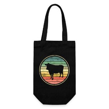 Vache Vaches - Sac à bouteille - noir - Devant
