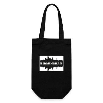 Birmingham Angleterre Voyage Souvenir Skyline Silhoue - Sac à bouteille - noir - Devant