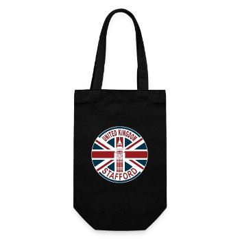 Stafford Royaume-Uni Royaume-Uni Union Jack Drapeau britannique - Sac à bouteille - noir - Devant