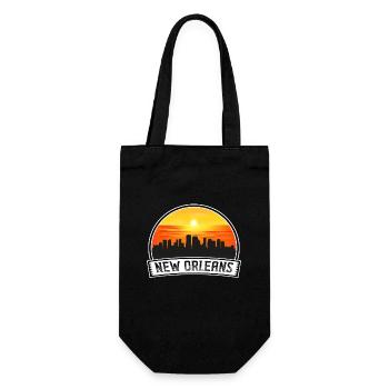 La Nouvelle-Orléans Louisiane USA Skyline Vintage Sunset T - Sac à bouteille - noir - Devant