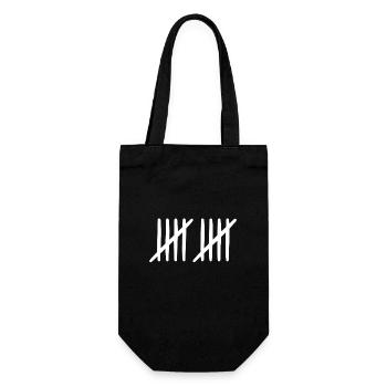 10 anniversaire Liste-barres - 10 ans - Sac à bouteille - noir - Devant