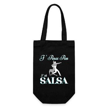 je peux pas j'ai salsa - Sac à bouteille - noir - Devant