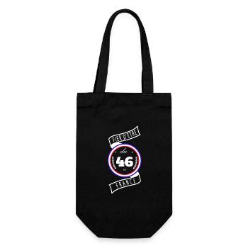 Fier d'être du 46 - Sac à bouteille - noir - Devant