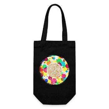 Soullight of potential Sonja Ariel von Staden - Gift Bag for Bottles - black - Front