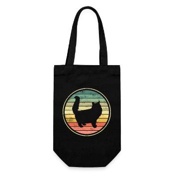 Cat Cats - Gift Bag for Bottles - black - Front