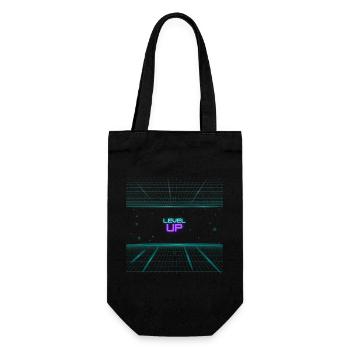 Retro Arcade Fun Spiel T-Shirt Trend 2025 - Geschenkbeutel für Flaschen - Schwarz - Vorne